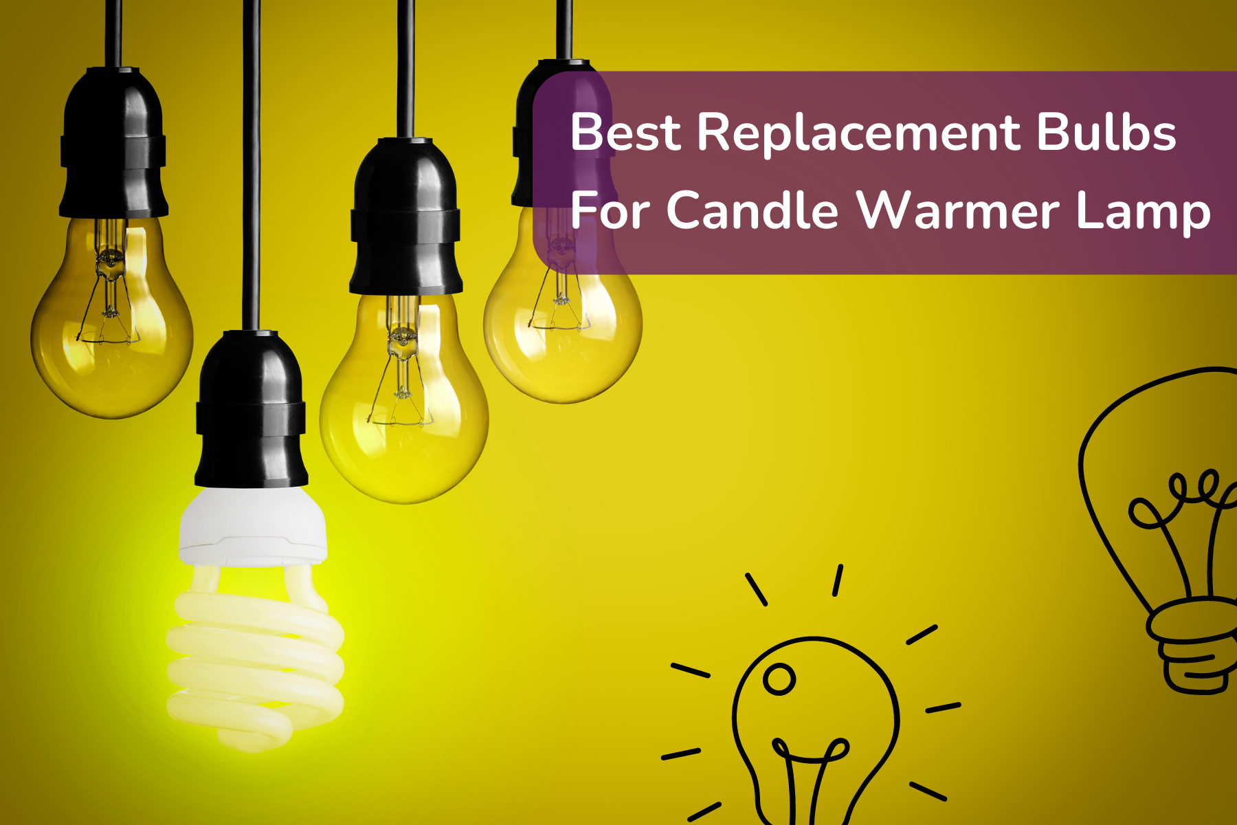 Candle warmer replacement bulbs
