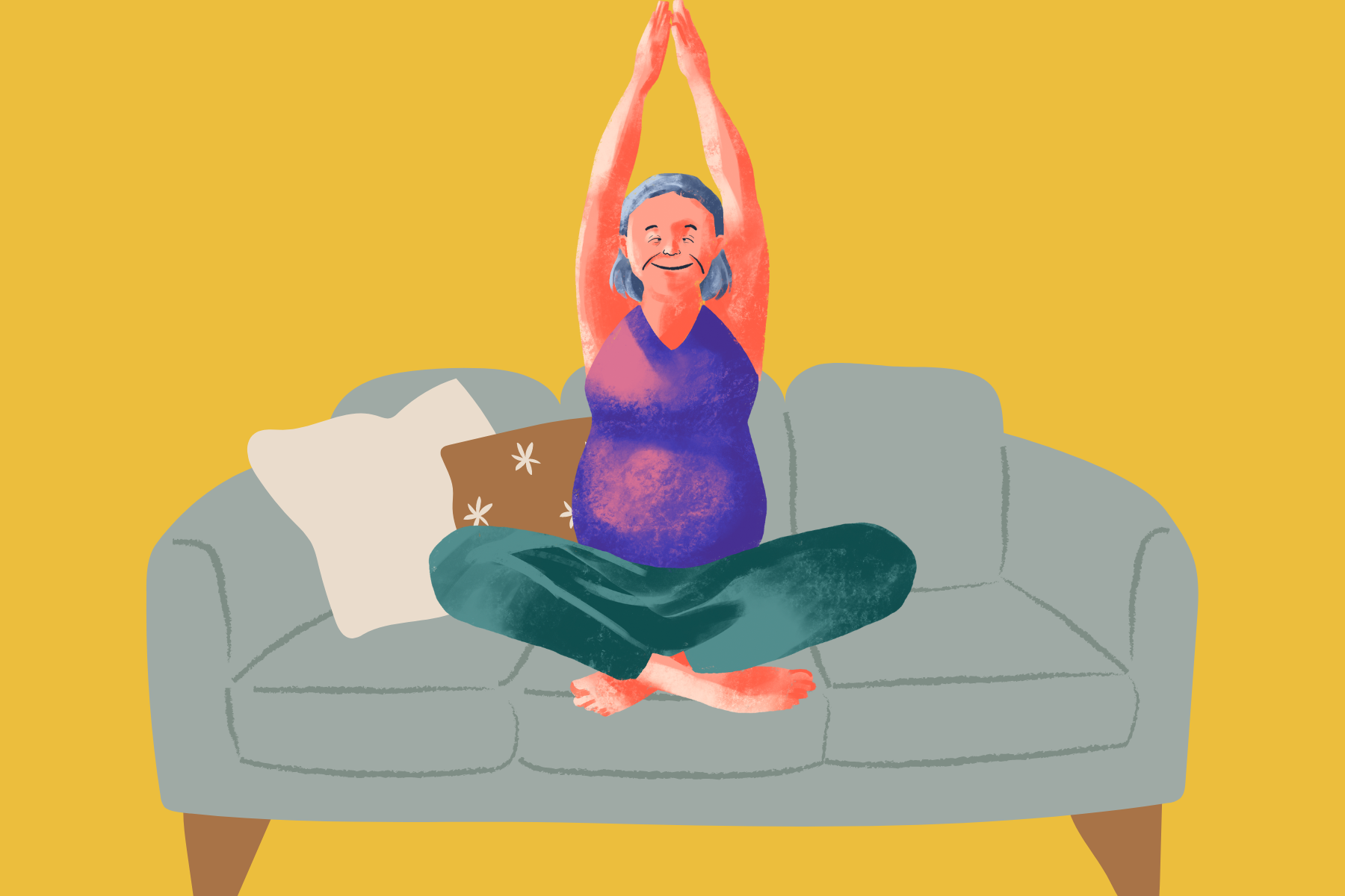 28-Day Sofa Yoga For Seniors