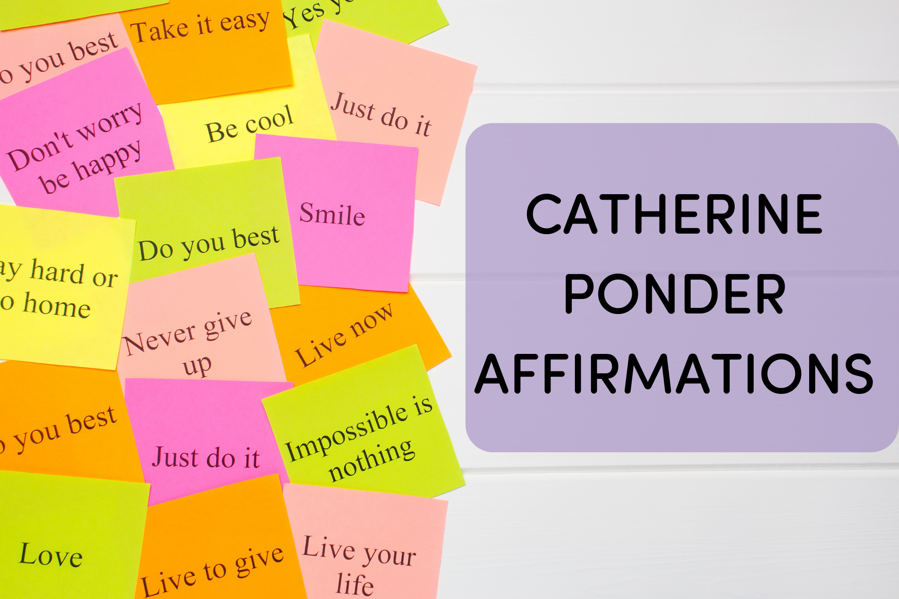 catherine ponder affirmations