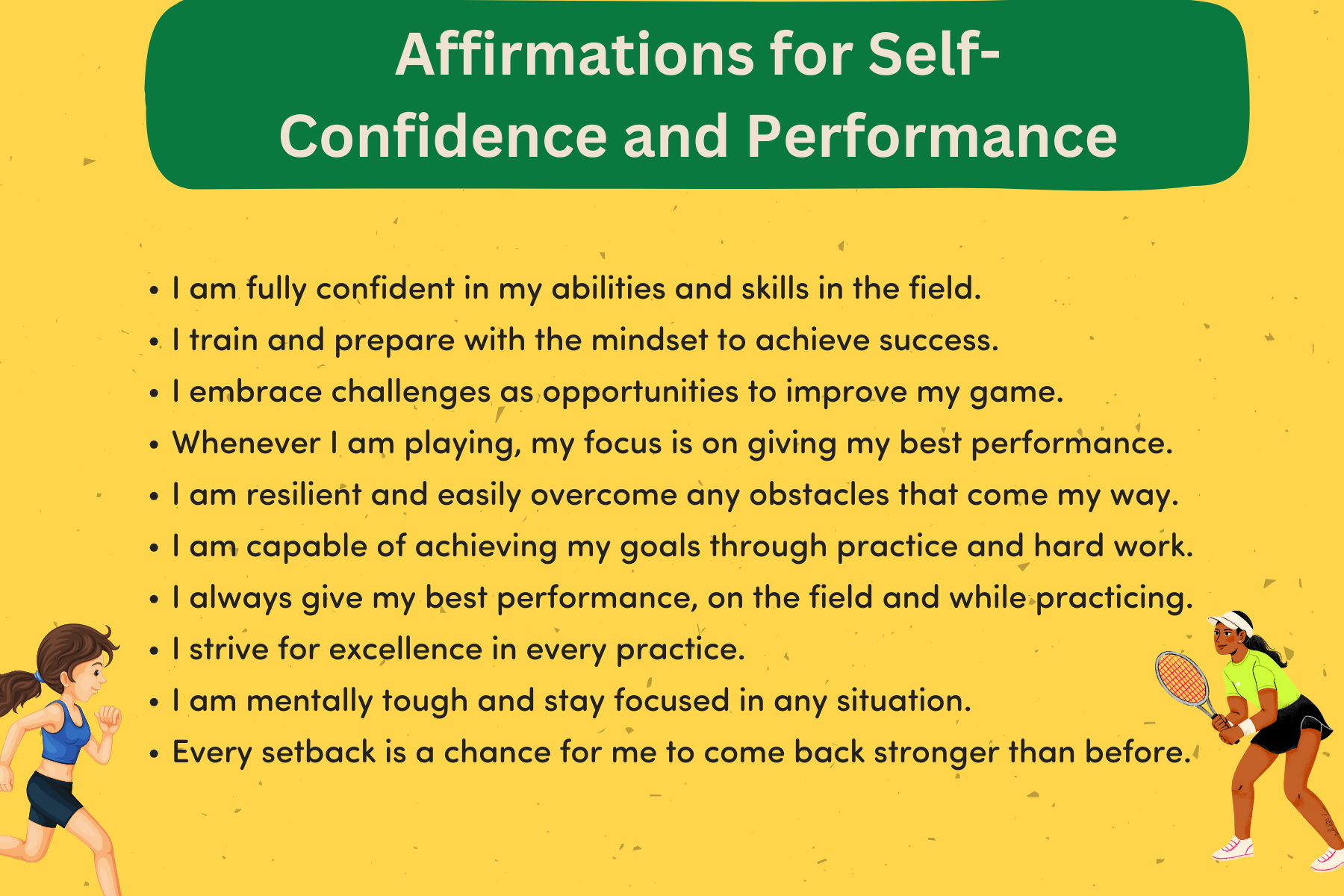 Positive sports Affirmations 