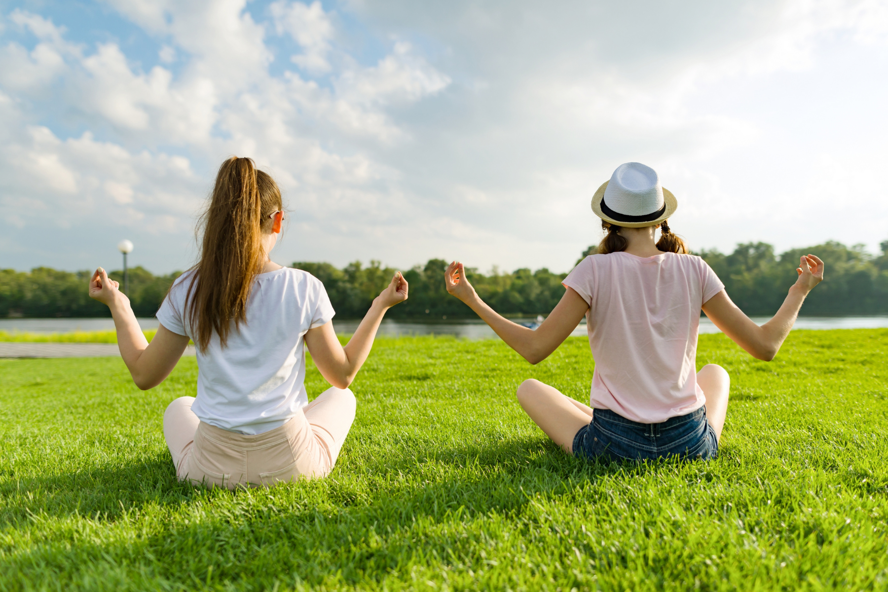 Easy BFF 2 Person Yoga Poses